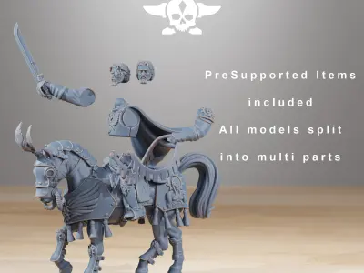 National Guard Cavalry Commanders 3D print model