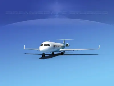 Bombardier CRJ900 JetLite 3D model
