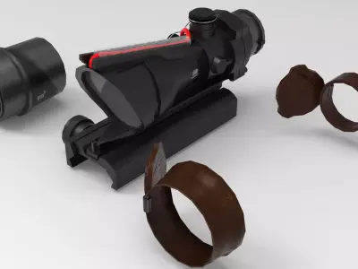 Trijicon M150 Low-poly 3D model