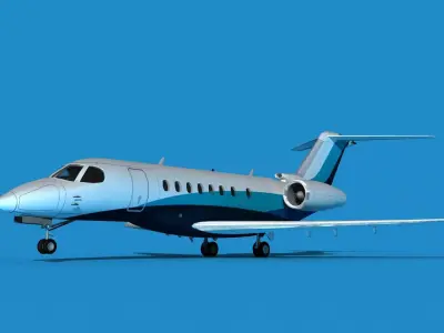 Cessna Citation C700 Longitude V15 3D model