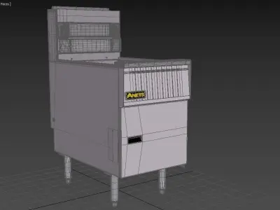 Anets Goldenfry Commercial Fryer AGG18 3D model