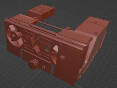 Fuel - fans panzer III 3D model