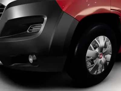 Fiat Ducato Van L1H2 2017 3D model