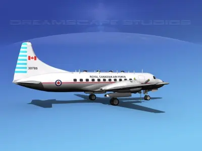 Convair T-29 Royal Canadian AF 3D model