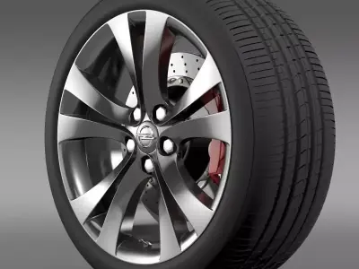 Opel Insignia wheel 3D model