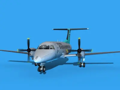 Embraer EMB120 Network 3D model