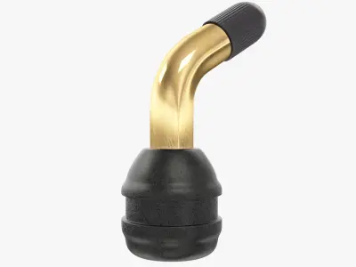 Car Wheel Nipple V2 3D model