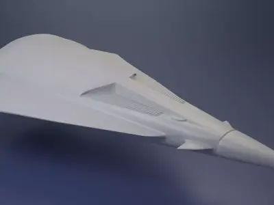 Icarus spaceship 3D print model