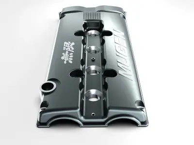 Mugen Civic Aftermarket parts Bundle set 3D model