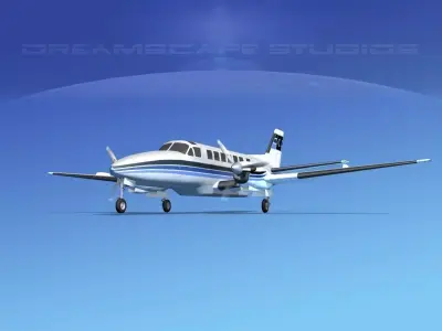 Beechcraft B99 Centennial  3D model