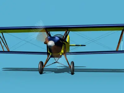 Travelair 2000 V05 3D model