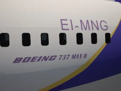 Mongolian Airlines Boeing 737 Max 8 3D model