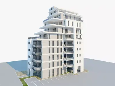 Building Amir 3D model