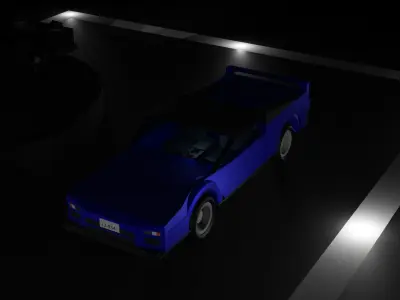 1997 Acura NSX Dual Pack Free low-poly 3D model