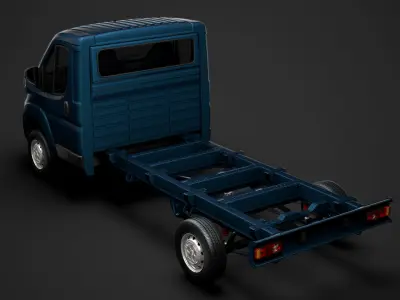 Citroen Jumper Chassis Truck Single Cab 3800WB 2020 3D model