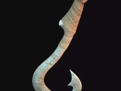 Maui hook 3D model