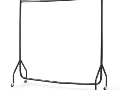 Rolling Clothes Racks Free 3D model