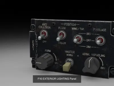 F16 Left Side Console Collection 