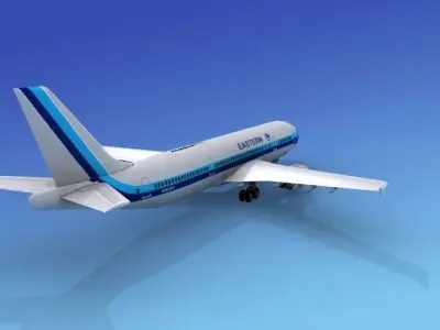 Airbus A300 Eastern 2 3D model
