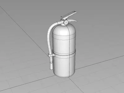 fire extinguisher 3D model