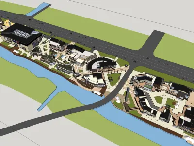 Sketchup Shopping Center V5 3D model