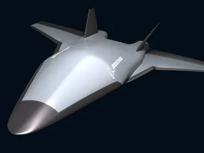 Reusable Hypersonic Aircraft 3D model
