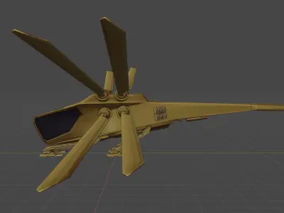 ORNITHOPTER from DUNE 3D print model
