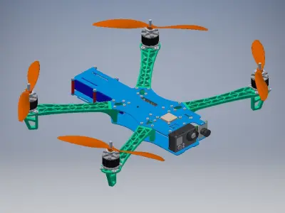 TBS Discovery Quadcopter 3D model