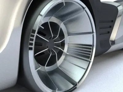 Tesla Semi Truck Future Concept 3d model Vray Corona 3D model