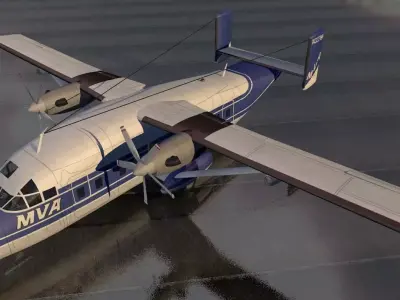 Short 330 or C-23 Sherpa 3D model