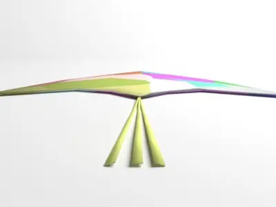 Arrow Kite 3D model