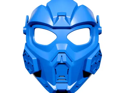 Sci-fi mask 3D print model