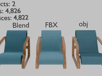 Lounger 3D model