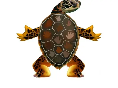 Turtle Nightmare Fuel Free low-poly 3D model