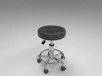 Doctor Chair clean and dirty Free low-poly 3D model