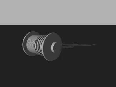 Fly Tying Bobbin Free 3D model