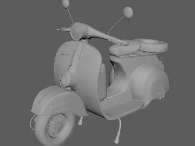 Vespa 3D model 3D model purchase