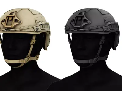 GALVION CAIMAN BALLISTIC HELMET Low-poly 3D model