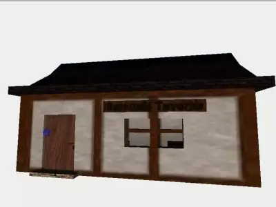 Samuels Old Medieval Tavern With Attic 3D model