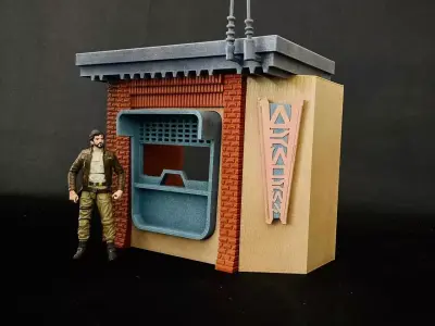 Xanwan Freight Kiosk 3D print model