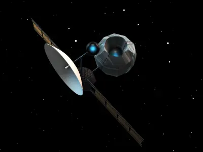 Space Probe 3D model