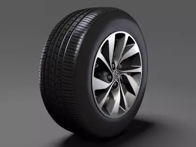 Citroen SpaceTourer 2017 wheel 3D model