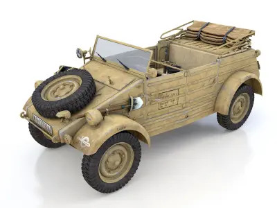 VW - Typ 82 - Kuebelwagen - XIV Panzerkorps 3D model