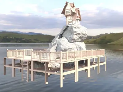 Fantastic Game Hause 3D model