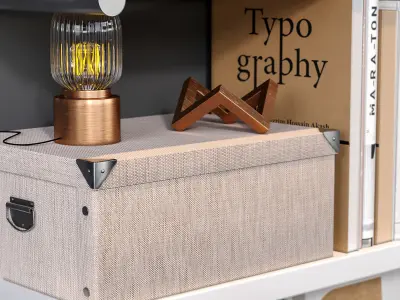 Decorative Beige Set 01 3D model