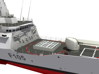 SPS CRISTOBAL COLON - ALVARO DE BAZAN 3D model