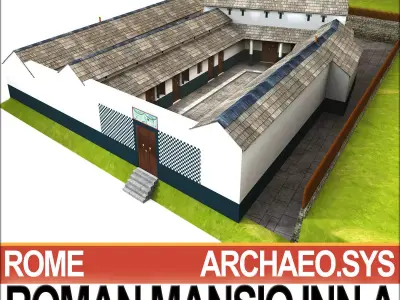 Roman Mansio Inn A 3D model