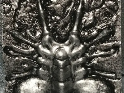 3d Print Alien Face Hugger Xenomorph Fossil 3D print model