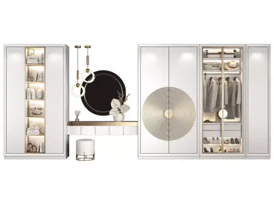 Furniture composition Walk-in closet 99 part 2 3D model