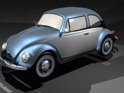 Volkswagen beetle Free 3D model